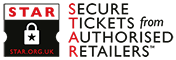 Secure Tickets from Authorised Retailers Logo