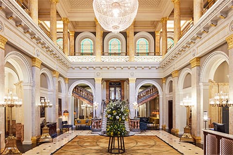 A view of the Clermont Victoria lobby